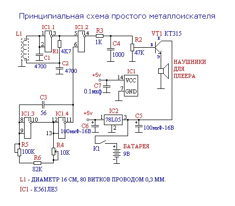 Как сделать металлоискатель своими руками из радиоприемника